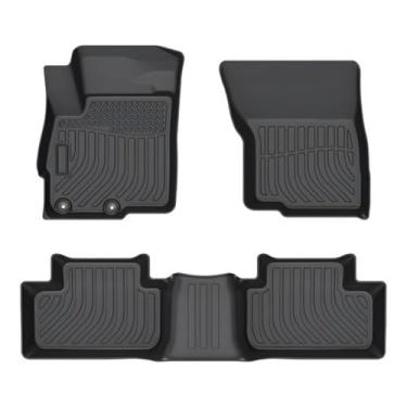 Imagem de Priprilod Conjunto de forros de tapetes dianteiros e traseiros TPE compatível com Mitsubishi Outlander Sport 2011-2024 acessórios forro de porta-malas