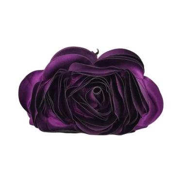 Imagem de Bolsa De Noite Floral Com Corrente, Pequena Carteira De Mão Para Festa