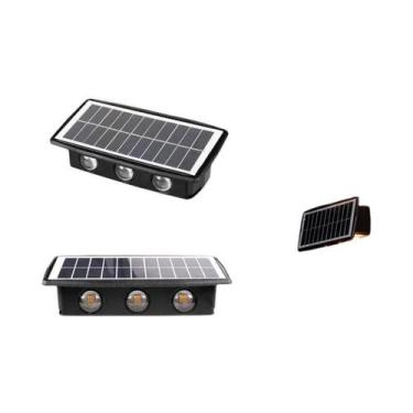 Imagem de Luminária De Parede Solar LED De Alta Luminosidade Para Exterior, Deco