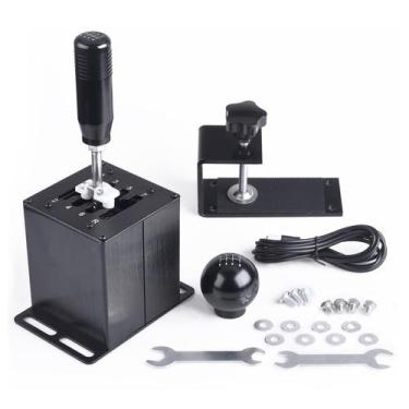 Imagem de Simulador USB para PC Shifter CNRAQR 7+R H Gear Shifter para PC
