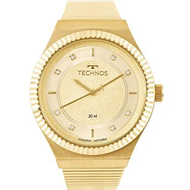 Imagem de Relógio Technos, Pulseira de Aço, Adulto Unissex, Dourado