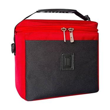 Imagem de Bolsa Térmica Passeio Fitness Lanche Marmita Mid Sport Mille Cor:Vermelho
