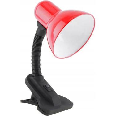 Imagem de Luminárias De Mesa Com Garra Bivolt Garra Rosa/Vermelho - LUATEK, Bivo