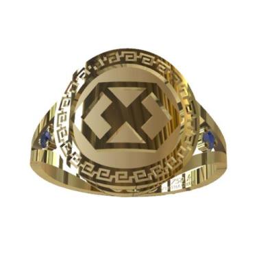 Imagem de Anel De Formatura De Administração De Empresa Em Ouro 18K - Vieira  Cr