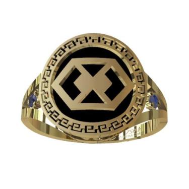 Imagem de Anel De Formatura De Administração De Empresa Em Ouro 18K - Vieira  Cr