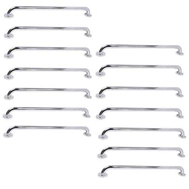 Imagem de Barra de Apoio 70cm Inox Kit 14 Unidades Acessibilidade Cadeirante Ido