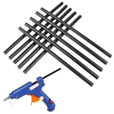 Imagem de Rrlihjgu Bastões de cola quente preta,7mm/11mm Extrator de Dente de Corpo de Carro - Bastões de cola adesiva forte para áudio automático arte artesanato projeto de escritório em casa consertos e