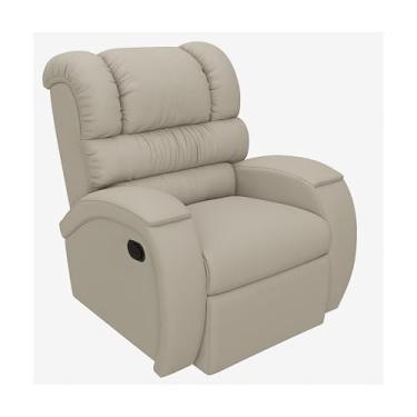 Imagem de Poltrona Imperial Manual Reclinável Couríssimo Império Estofados (CINZA 868)