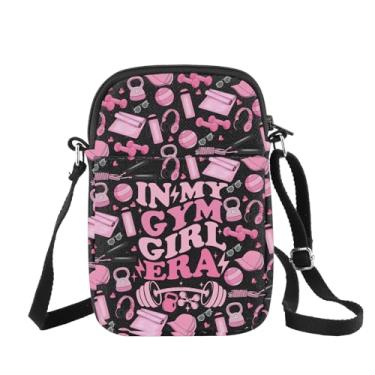 Imagem de CHOORO Gym Girl Gift In My Gym Girl Era, bolsa transversal, presente de treino, bolsa tiracolo pequena, para halterofilista, presentes, Gym Girl B