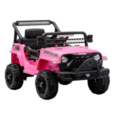 Imagem de Carrinho Elétrico Infantil Mini Jipe Ride On 12v Maxi Toys (Rosa)