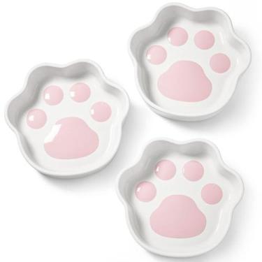Imagem de Taça de comida para gatos LE TAUCI Ceramic 240 mL rasa para gatos domé