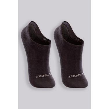 Imagem de Kit/2 Meia Sapatilha Lupo 02170-088 Kids Invisível Algodão T. 24/29 30