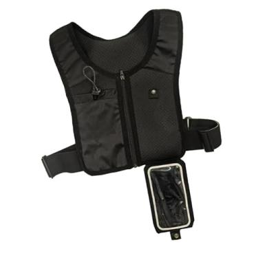 Imagem de YIJU Colete de Corrida, Hidratação, Mochila de Peito, à Prova de Suor, com Bolsa Removível para Celular