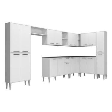 Imagem de Cozinha Completa Armário E Balcão Xangai Rock Multimóveis - MULTIMOVEI