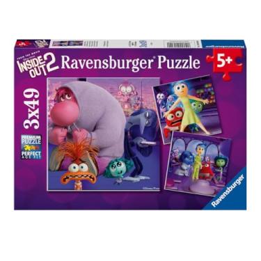 Imagem de Ravensburger Disney Inside Out 2 Puzzle Set - 3 x 49 Piece Jigsaw Puzzles | Unique Piece Design | Perfect for Young Fans | Amazon Exclusive