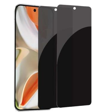 Imagem de [Pacote com 2] Protetor de tela de privacidade para Google Pixel 10 Pro XL/Pixel 9 Pro XL vidro temperado de 6,8 polegadas, antiespião, sem bolhas, HD de dureza 9H, película de vidro de cobertura