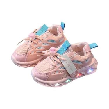 Imagem de Tênis Esportivos Luminosos LED Para Bebês De 1 a 6 Anos Meninos E Meni
