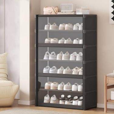 Imagem de Estante Multiuso 6 Prateleiras - Preta - TOP RIO