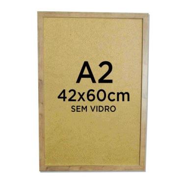 Imagem de Moldura Quadro A2 42x60 Foto Poster Ilustração Sem Vidro - Várias Core