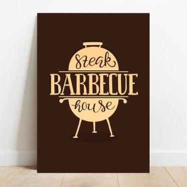 Imagem de Placa Decorativa Barbecue - TaColado, 20x30cm