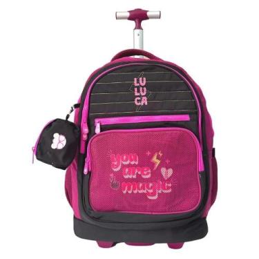 Imagem de Mochila Juvenil c/ Rodinha Luluca Pandalu LU2460