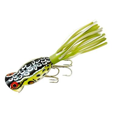 Imagem de Arbogast Isca de pesca Hula Popper - Sapo Cricket - Chartreuse/Saia branca