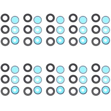 Imagem de HUANGYUNCHAO Acessórios telefônicos 10 PCS Lente da câmera traseira para Samsung Galaxy A72 SM-A725 Substituição do telefone celular