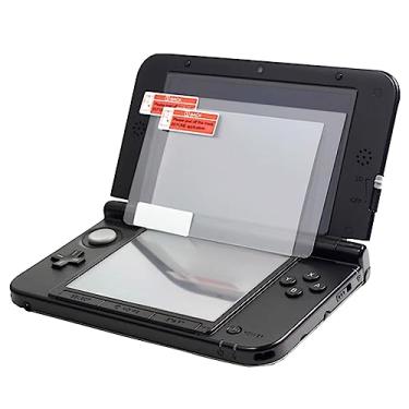 Imagem de OSTENT Película protetora de tela transparente superior + inferior para Nintendo 3DS LL/XL Pacote com 3