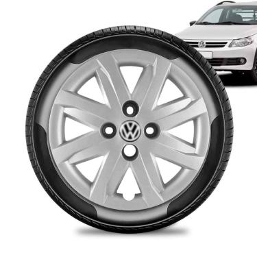 Imagem de Calota Volkswagen Saveiro G5 aro 14 2013 2014 2015 prata Emb