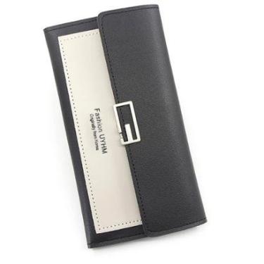 Imagem de Carteira Feminina com Fecho de Botão Delicado-Feminino