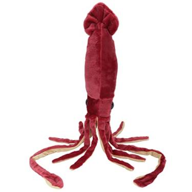 Imagem de Boneca Animal De Lula Fofa Grande Animal Marinho Marinho Animal De Pelúcia Macio Boneca De Polvo Vermelho, O Zoológico De Animais De Estimação Lula Pelúcia Animal De Pelúcia, Presentes Para Crianças,