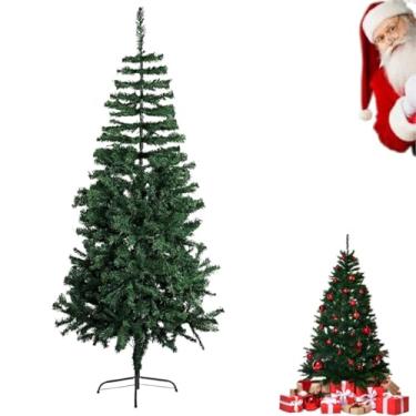 Imagem de Árvore de Natal Luxo com Base de Ferro 380 Galhos - 1,50m Altura