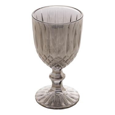 Imagem de Conjunto 6 Taças de Vinho de Vidro Imperial Cinza 245ml - Bo