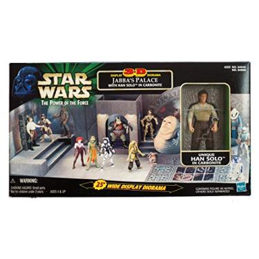 Imagem de Star Wars: Power of The Force > Jabbas Palace 3-D Display Diorama with Han Solo & Carbonite Block