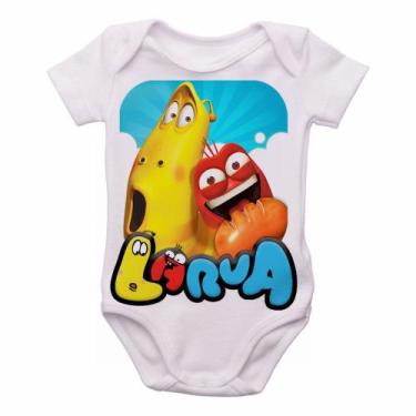 Imagem de body nenê criança roupa bebê Larvas engraçadas - Empório Dutra, M   ( 