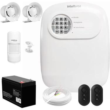 Imagem de Kit Central de Alarme ANM 24 NET Intelbras + 1 Sensor IVP 5001 PET Int