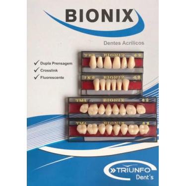 Imagem de Dentes Resina Bionix 2 Boca Completa Para Prótese Dentária - UDB ODONT
