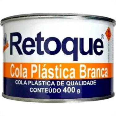 Imagem de Massa Plastica 400Gr Retoque Branca - Kit C/12 Unidades