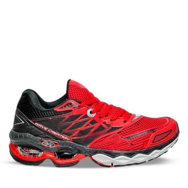 Imagem de Tenis Academia Masculino Confortavel Wave Orks Esportivo, Vermelho, 42