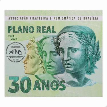 Imagem de Folder Encarte Cédula 30 Anos Associação de Brasília - Rogério de Oliv