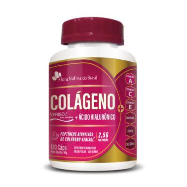 Imagem de Colágeno Ácido Hialurônico 120 cápsulas Flora Nativa do Brasil