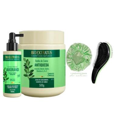 Imagem de Kit Antiqueda Bio Extratus Máscara 500g+Tônico +Escova/Touca