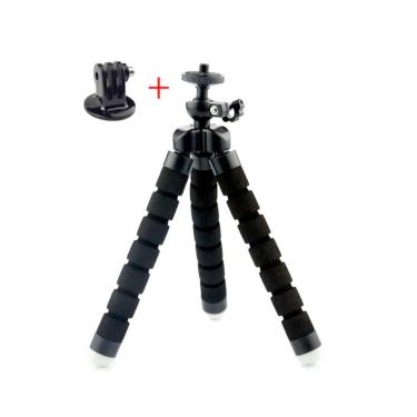 Imagem de Tripé Articulado Octopus Gorillapod 25cm para GoPro e Dslr + Adaptador