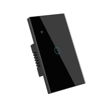 Imagem de Tuya Smart Switches US Neutral Wire/Sem necessidade de fio neutro Luz WiFi Touch Switch Alexa Gogle Home Voice Control-121JL-BALCK-01