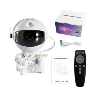 Imagem de Quarto Das Crianças Galaxy Star Astronauta LED Night Light Projetor Qu