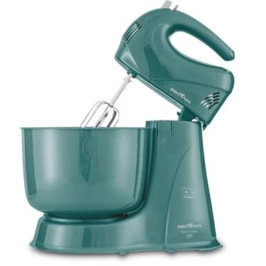 Imagem de Batedeira Britania 4 Velocidades Com 2 Tigelas 350w 220V Blue