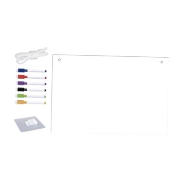 Imagem de Amagogo Quadro branco para apresentação, quadro branco para decoração e planejamento de quadros brancos de acrílico para pendurar na parede, dormitório e