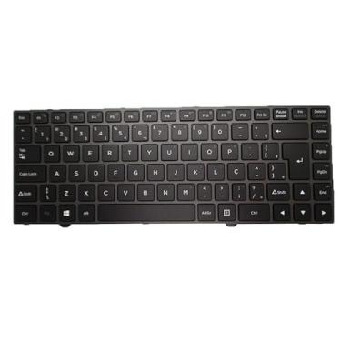 Imagem de notebook para Sem Teclado Point Stick Para Positivo Master N6140 N6240 N8240 N8000 Sem Retroiluminação Brasil BR Moldura Cinza SHM16G38PA-F511 82R-14D250-4217 16G3JF510PAL-D SHM16G38PA-F513 Novo
