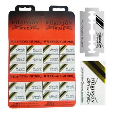 Imagem de Lâmina Wilkinson Para Barbear 1 Cartela Com 60 unidades - Gillette - W