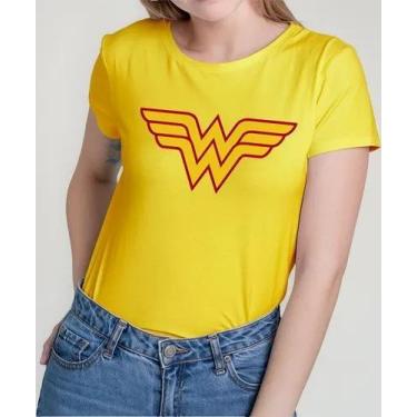 Imagem de Camiseta Camisa Adulto Feminina Masculina Algodão Mulher Maravilha Her